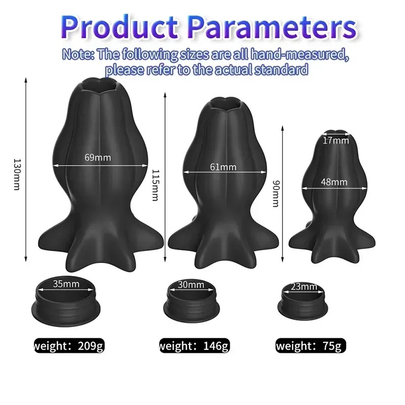 accessoire anal creux et petale