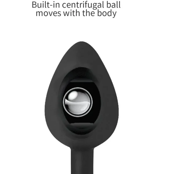 accessoire anal noir avec bille