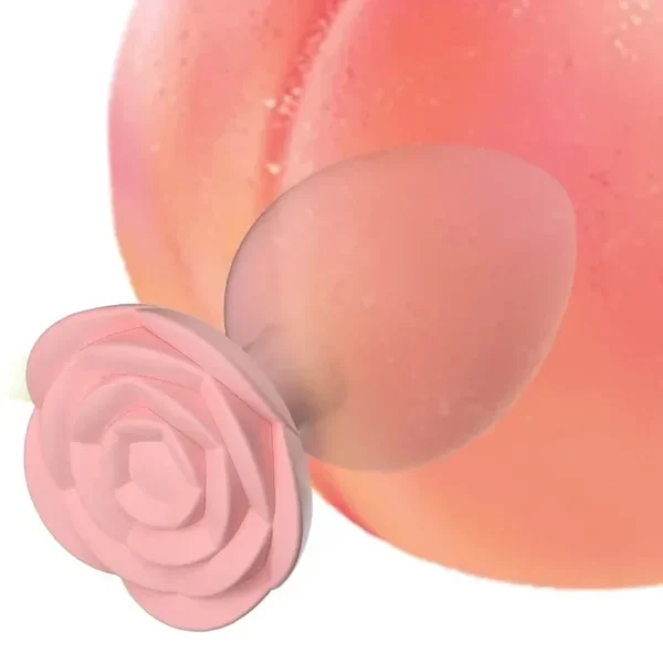 accessoire anal rose en silicone doux