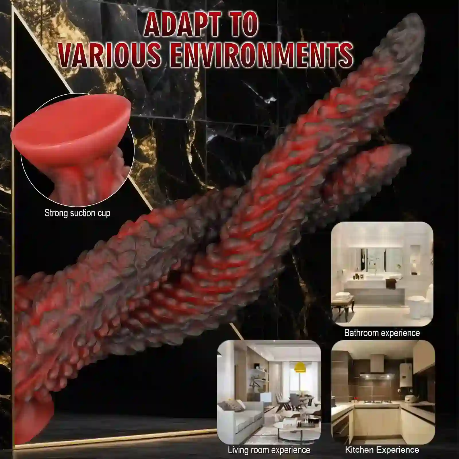 accessoire anal tentacules en silicone etanche