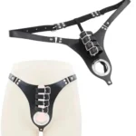 accessoire bdsm chasteté masculine cuir