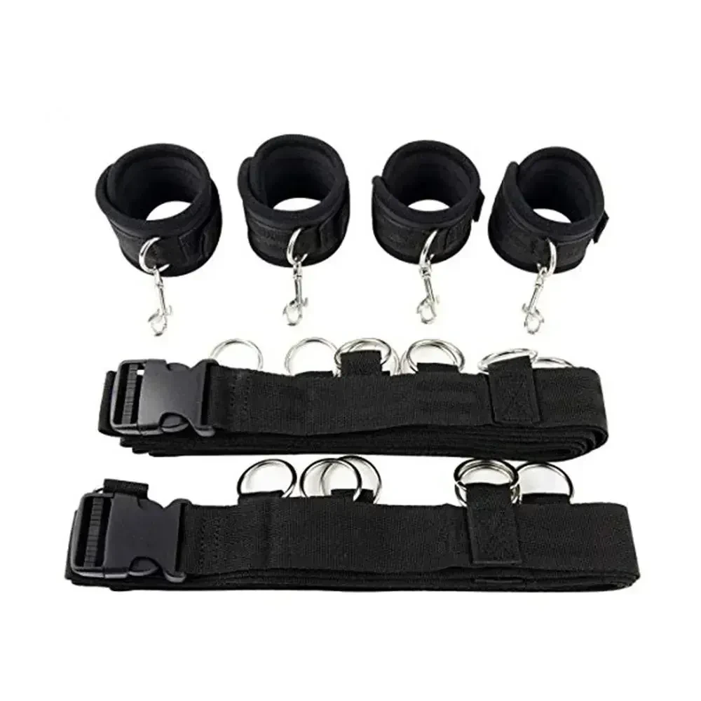 accessoire bondage lit similicuir ajustable