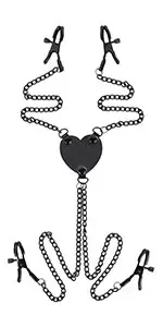 accessoire bondage téton métal noir