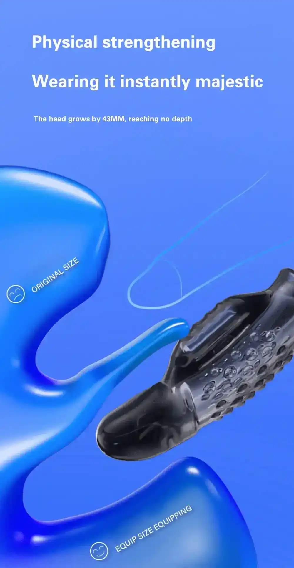 anneau cockring vibrant en silicone