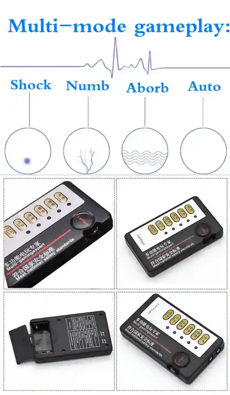 anneau penien abs vibrant et electrostimulant 1