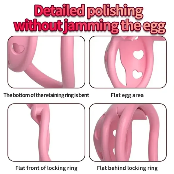 anneau pénien avec cage de chasteté