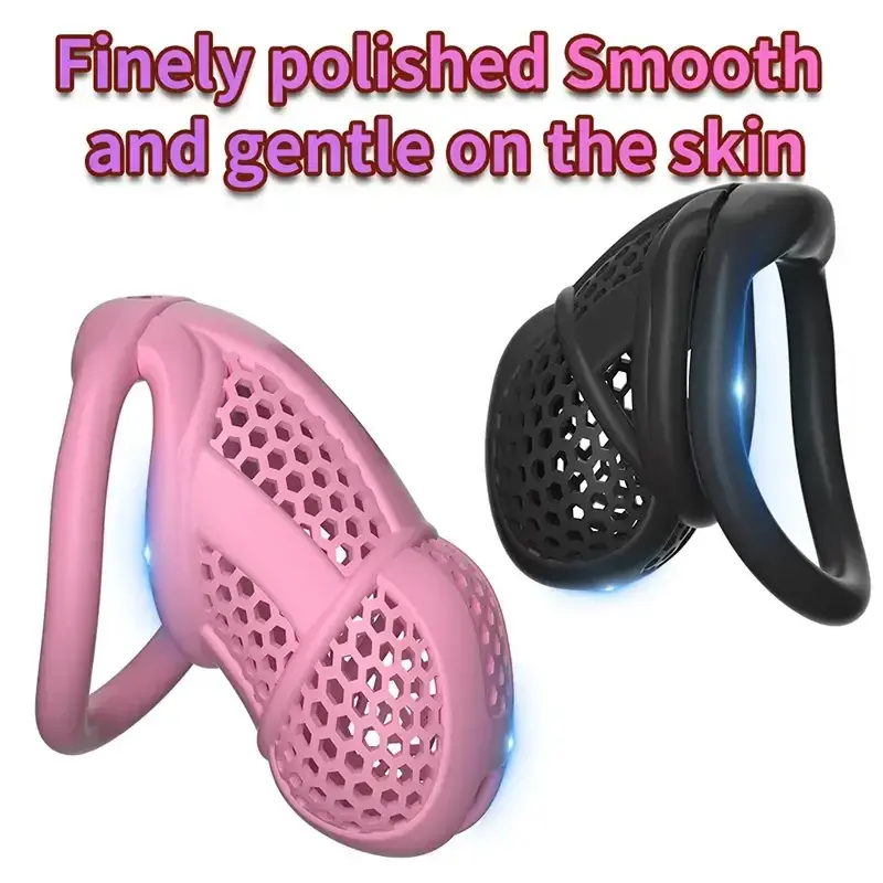 anneau penien courbe pour chastete masculine