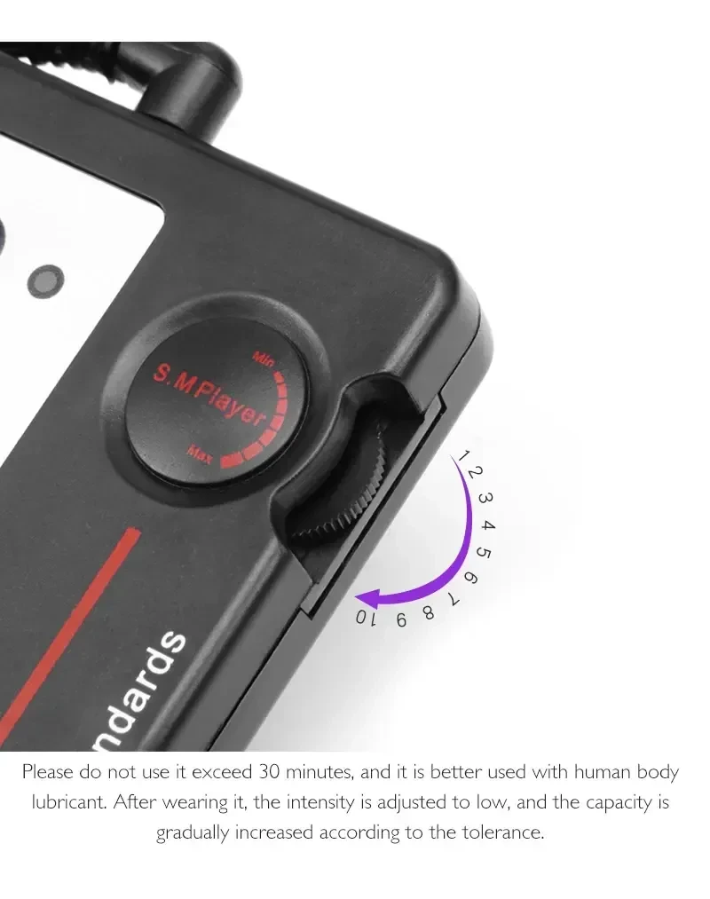 anneau penien electrostimulant ajustable en abs