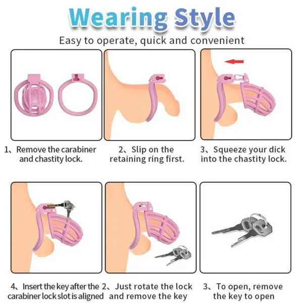 anneau pénien métal pour cage chasteté 1