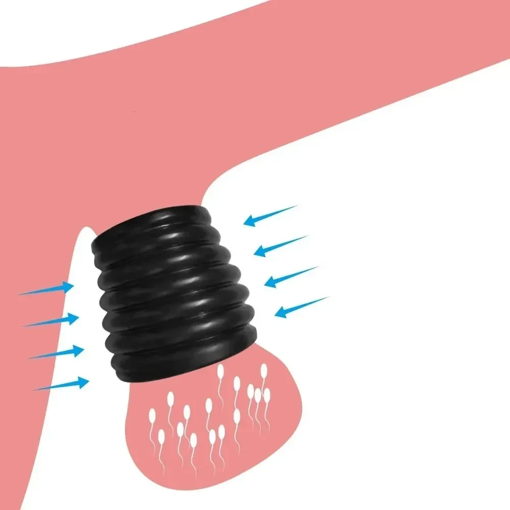 anneau pénien noir amélioration masculine
