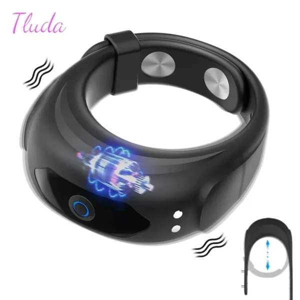 anneau pénien silicone médical vibrant