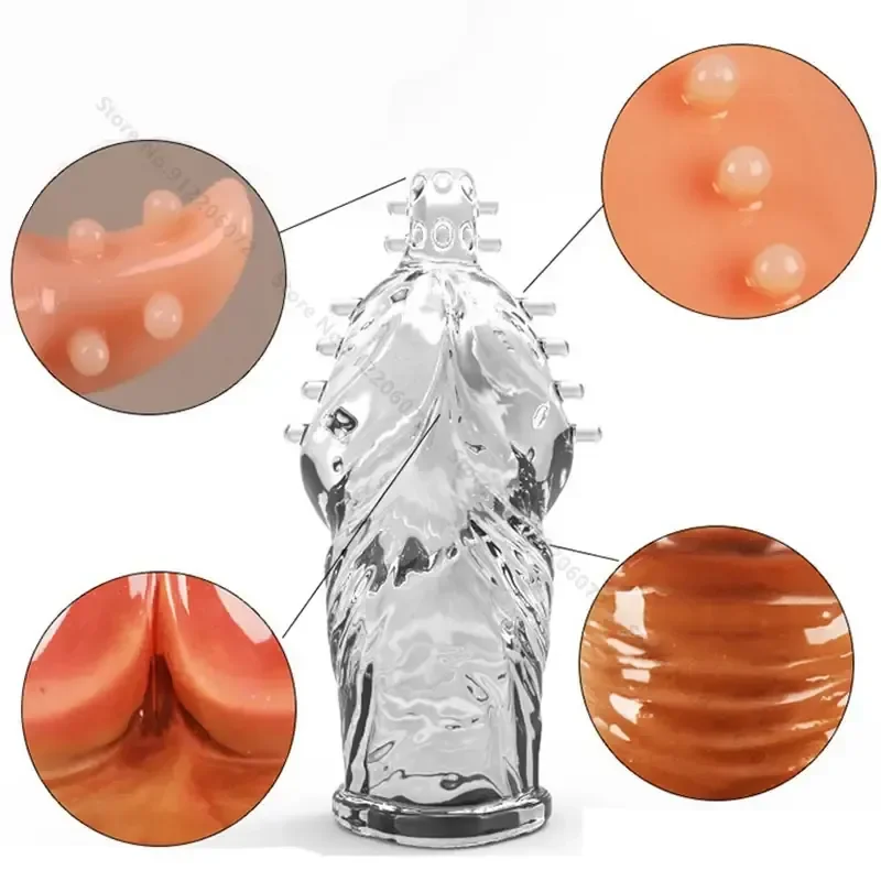 anneau penien texture en silicone
