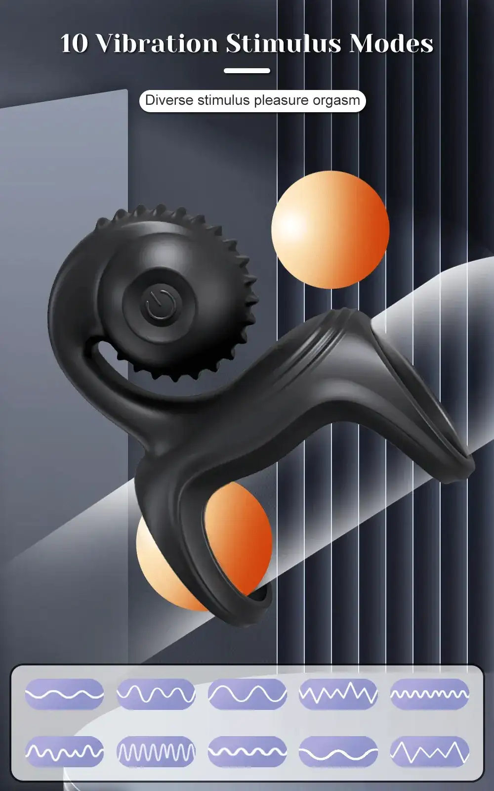 anneau penien vibrant controle application