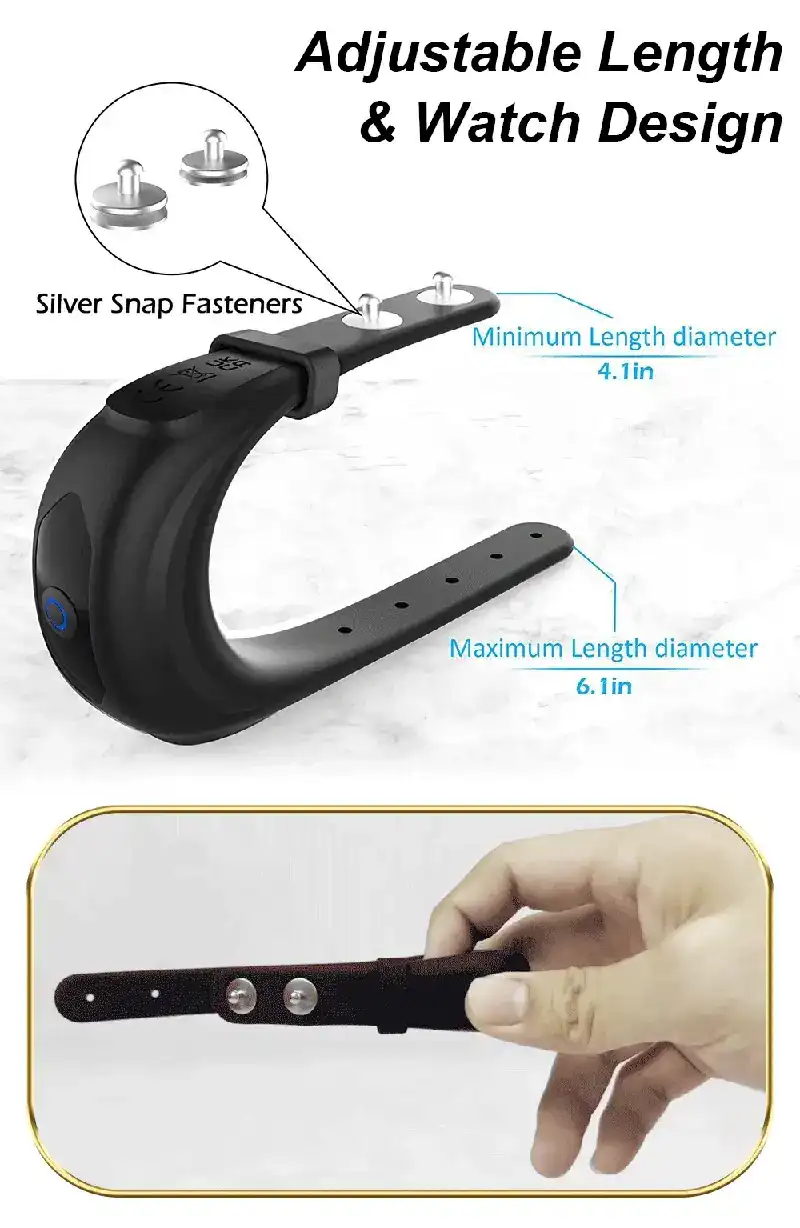 anneau penien vibrant etanche ipx6