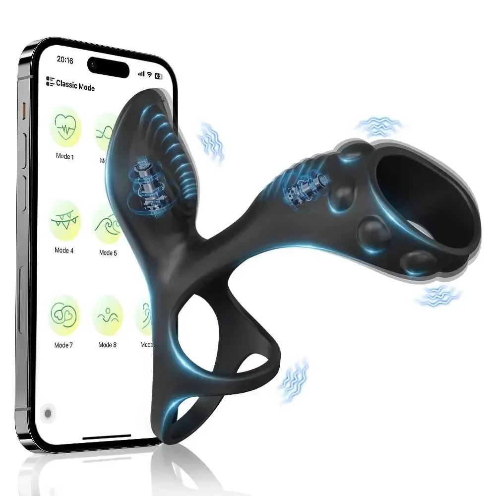 anneau pénien vibrant multi vibrations app