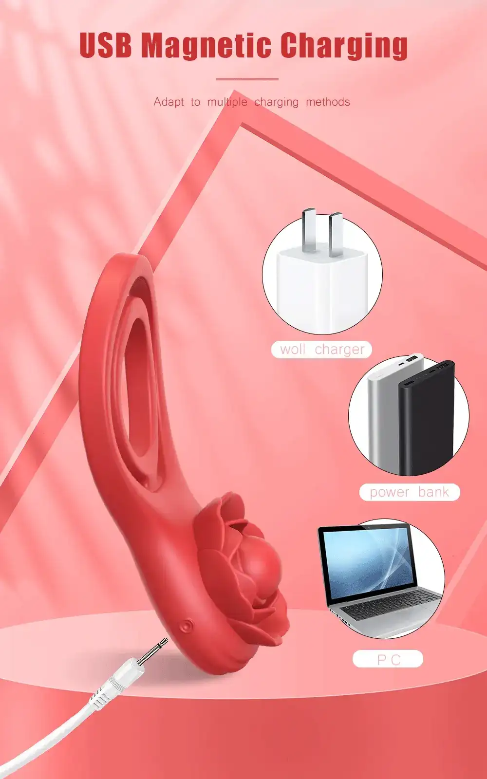 anneau penien vibrant rechargeable par usb