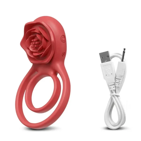 anneau pénien vibrant rechargeable sans fil