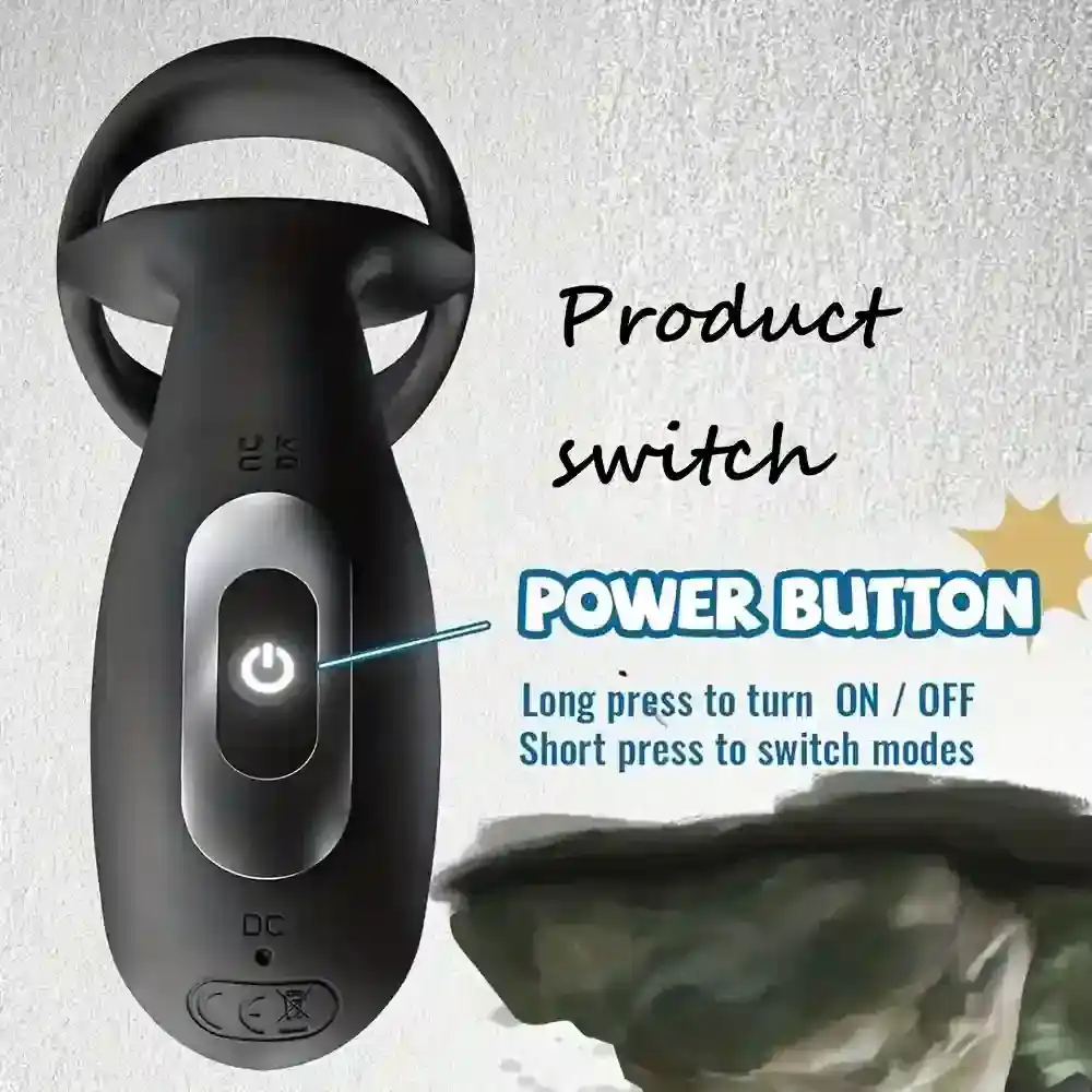 anneau penien vibrant rotatif