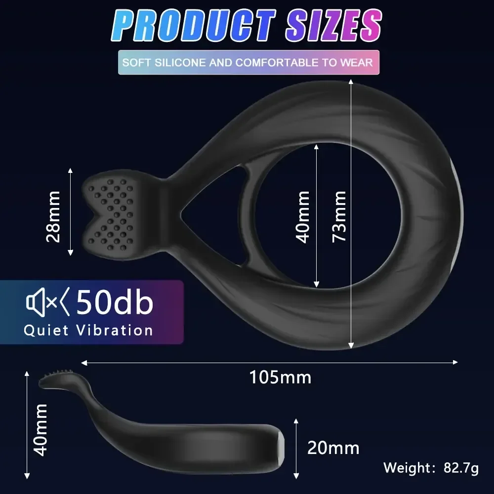anneau penien vibrant stimulation clitoridienne 1