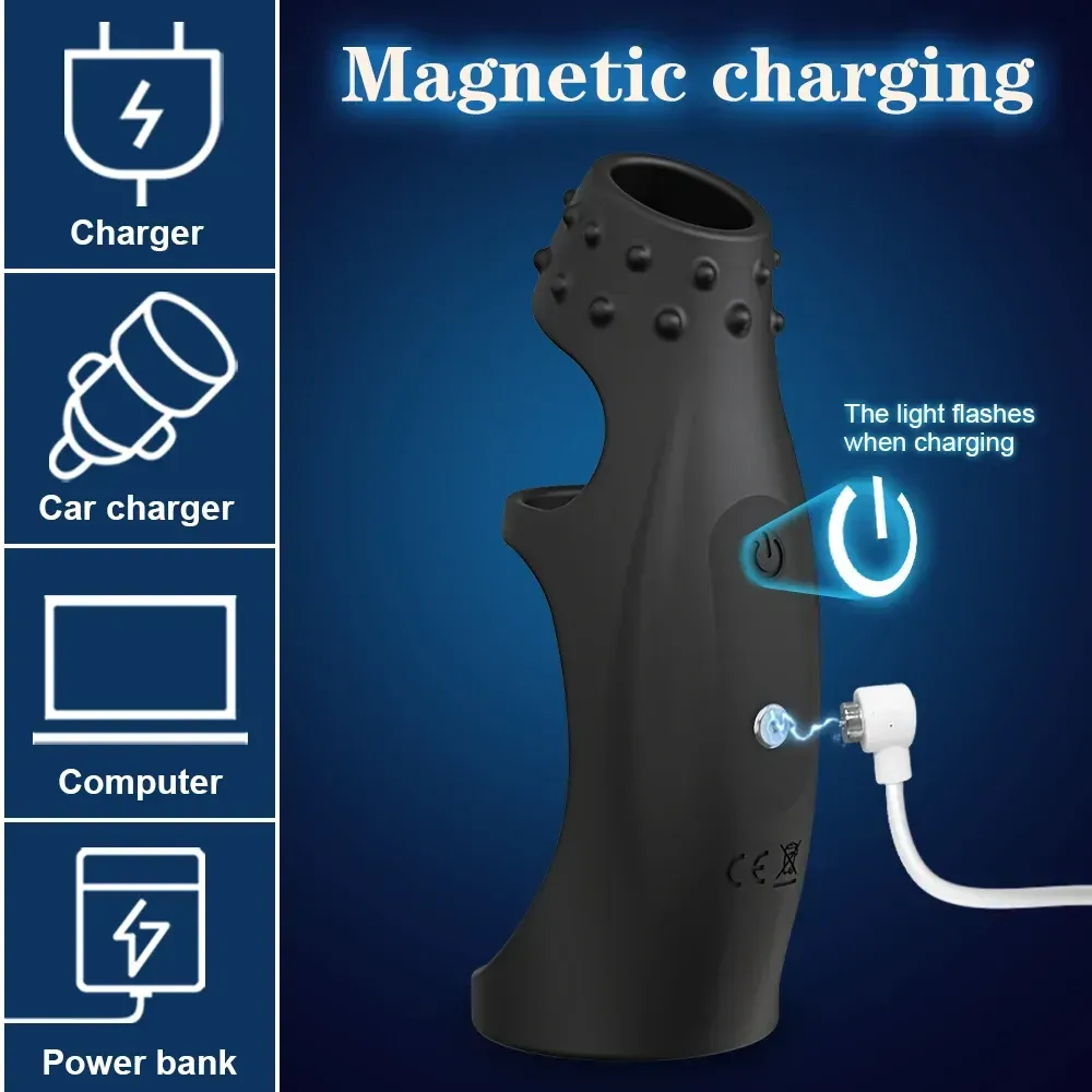 anneau penis vibrant silicone etanche