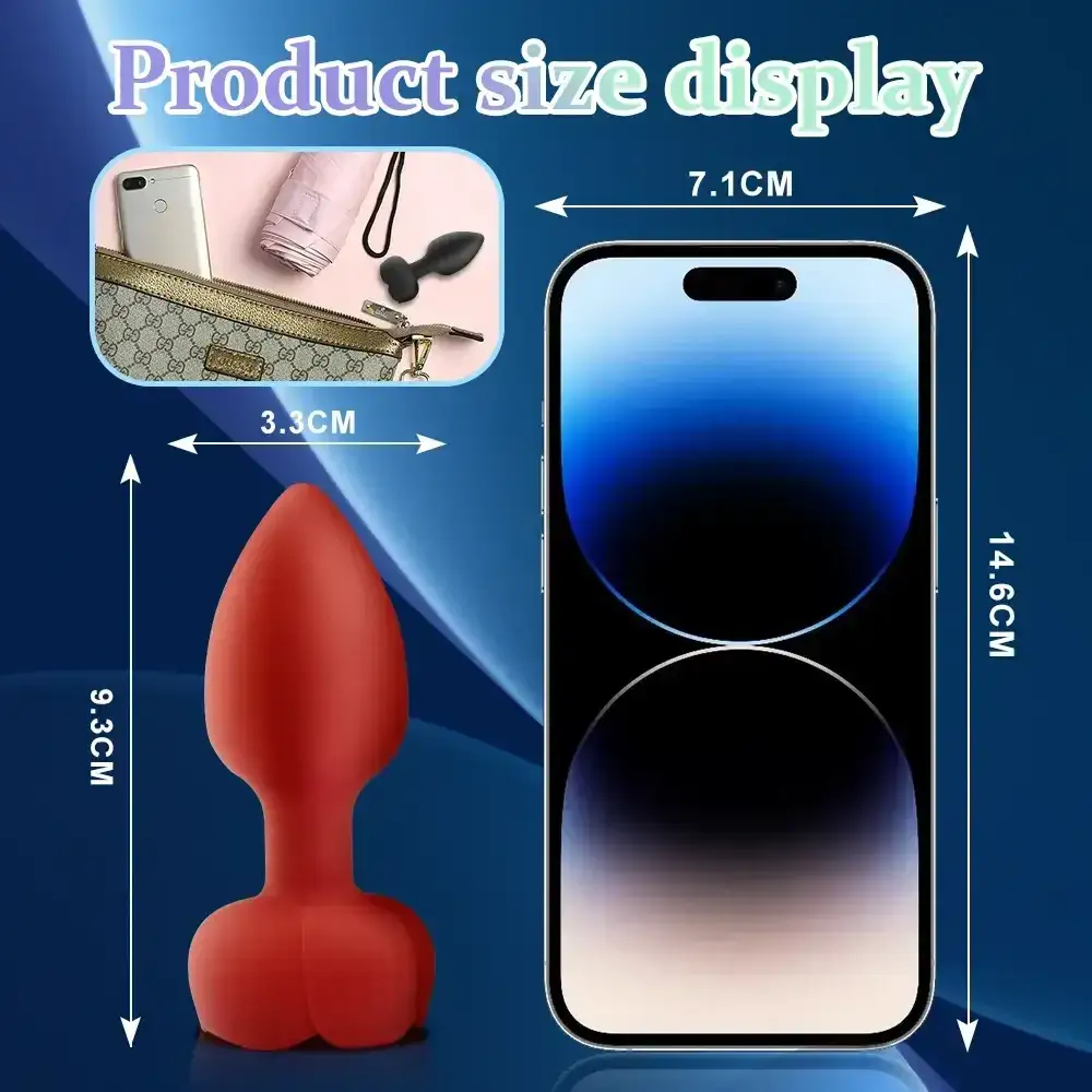 anneau vibrant anal silicone telecommande