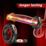 anneau vibrant pénien pour sexualité connectée