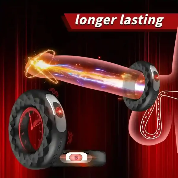 anneau vibrant pénien pour sexualité connectée