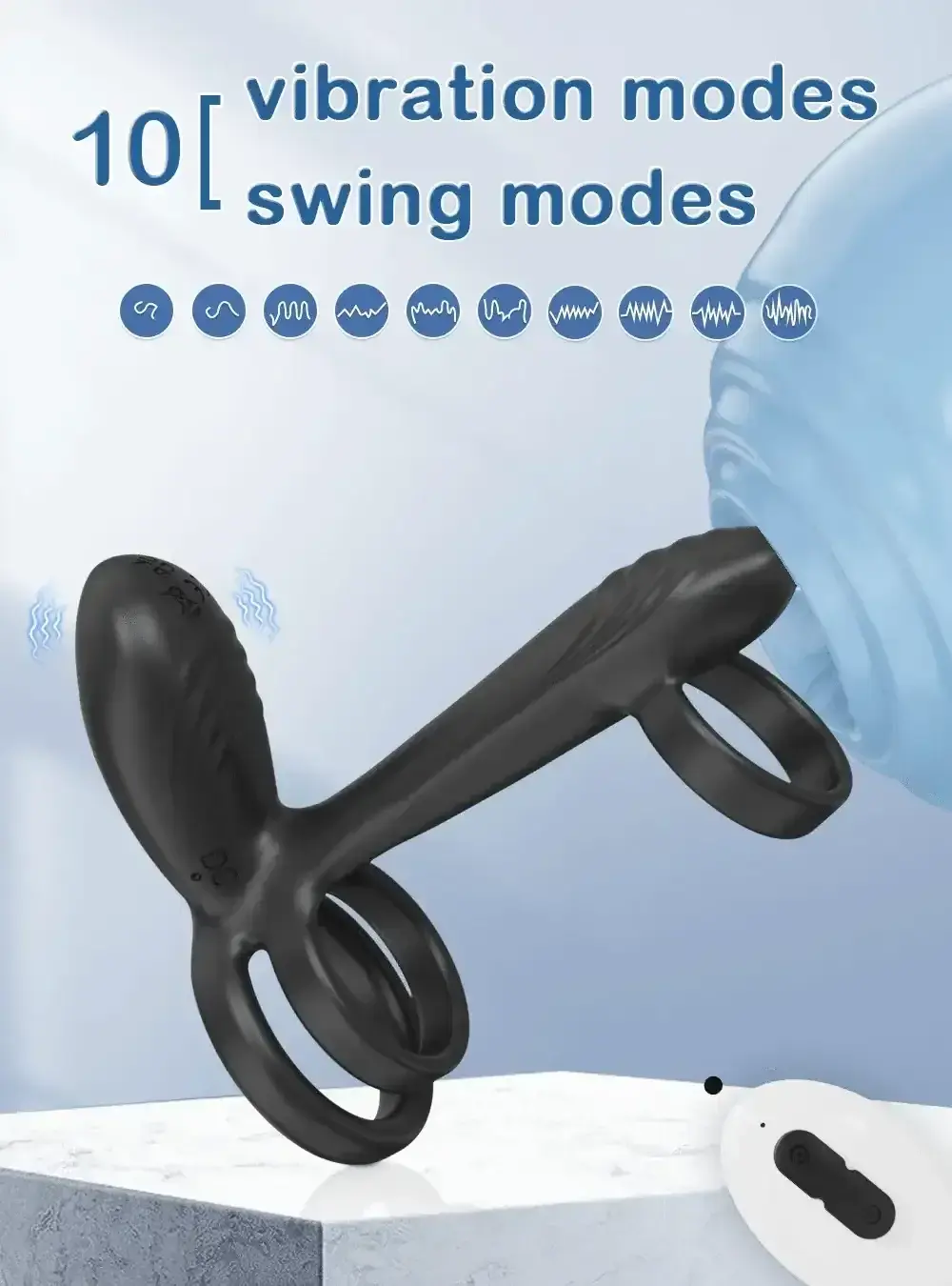 anneau vibrant pour penis et testicules