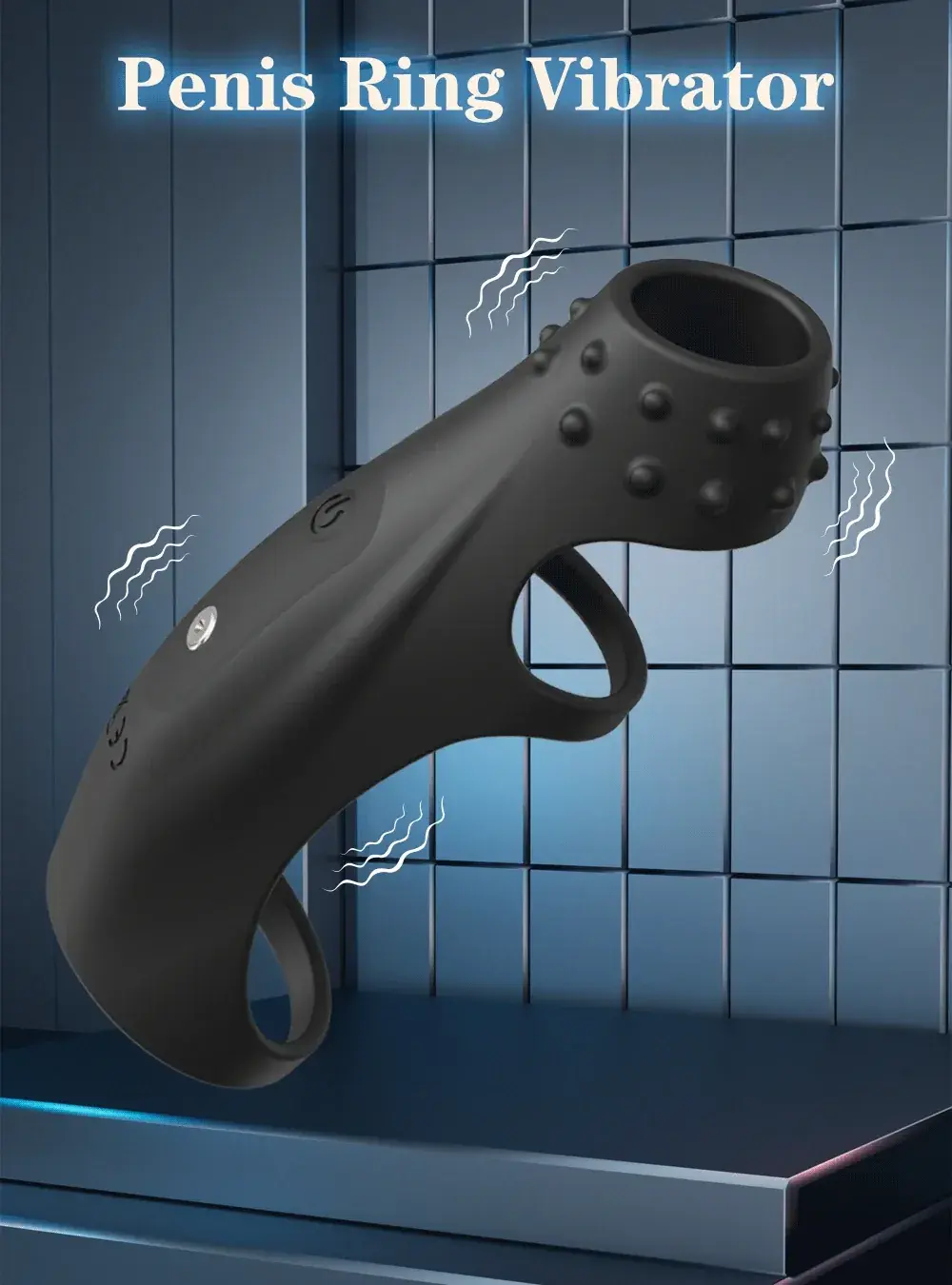 anneau vibrant pour penis masculin
