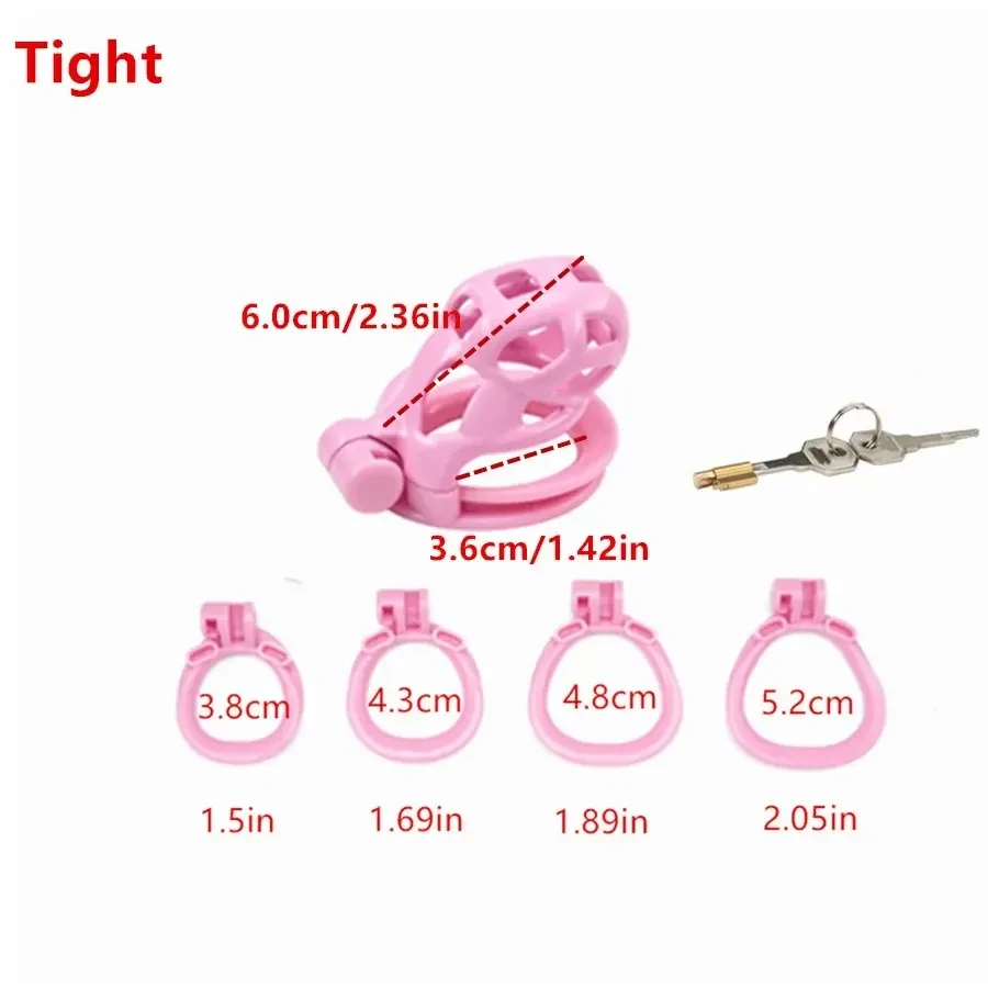 appareil de chastete masculine en resine