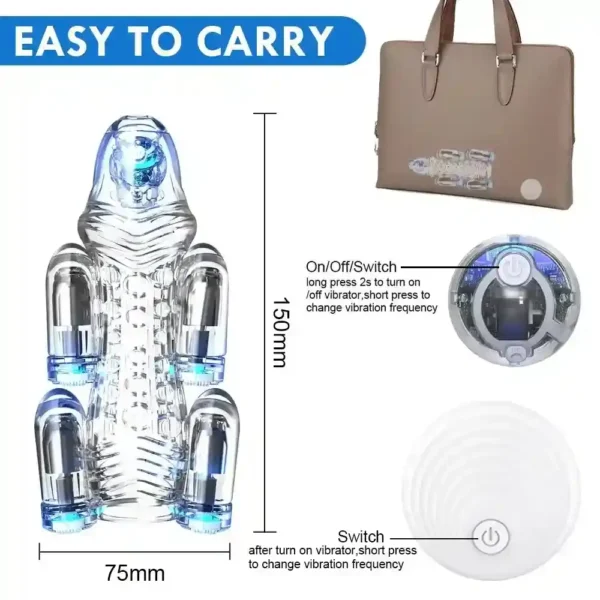 appareil de massage du gland avec usb