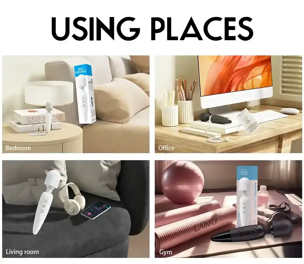 appareil de massage feminin rotatif silicone