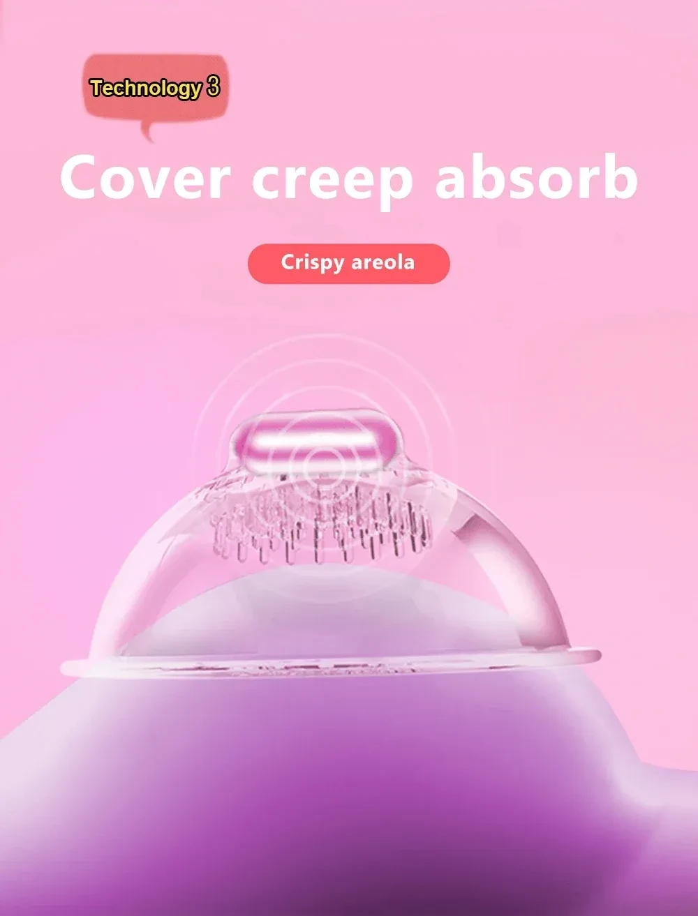 appareil de massage mammaire vibrant