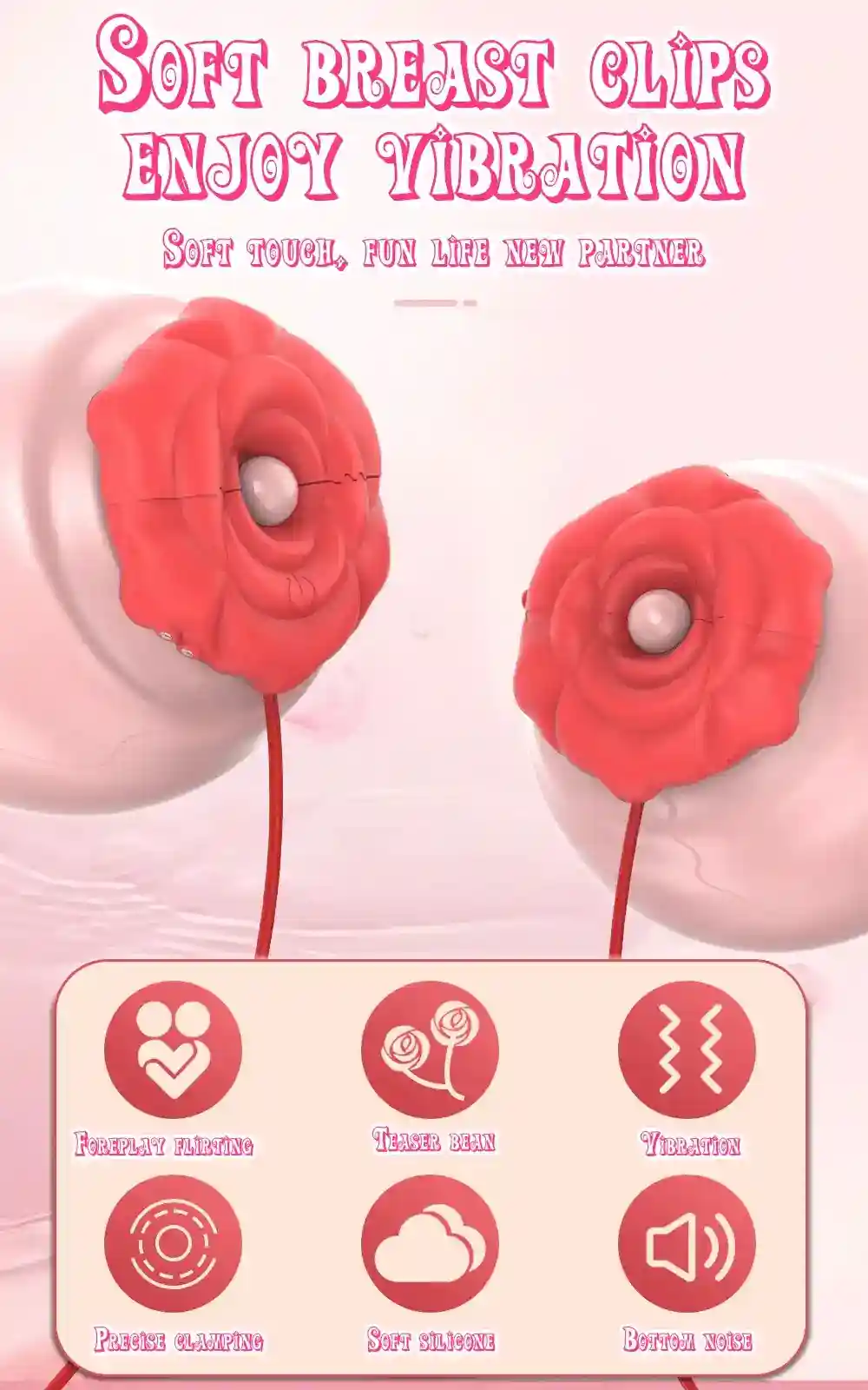 appareil de stimulation des tetons vibrant