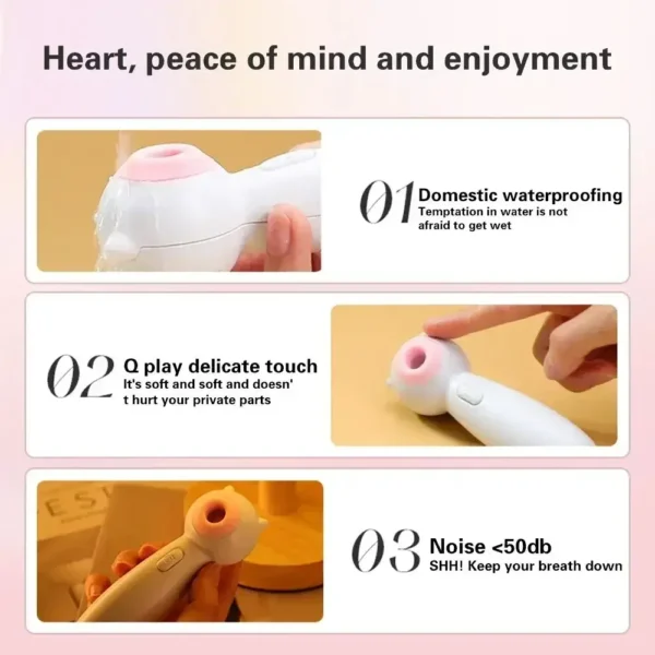 appareil de succion clitoridienne étanche