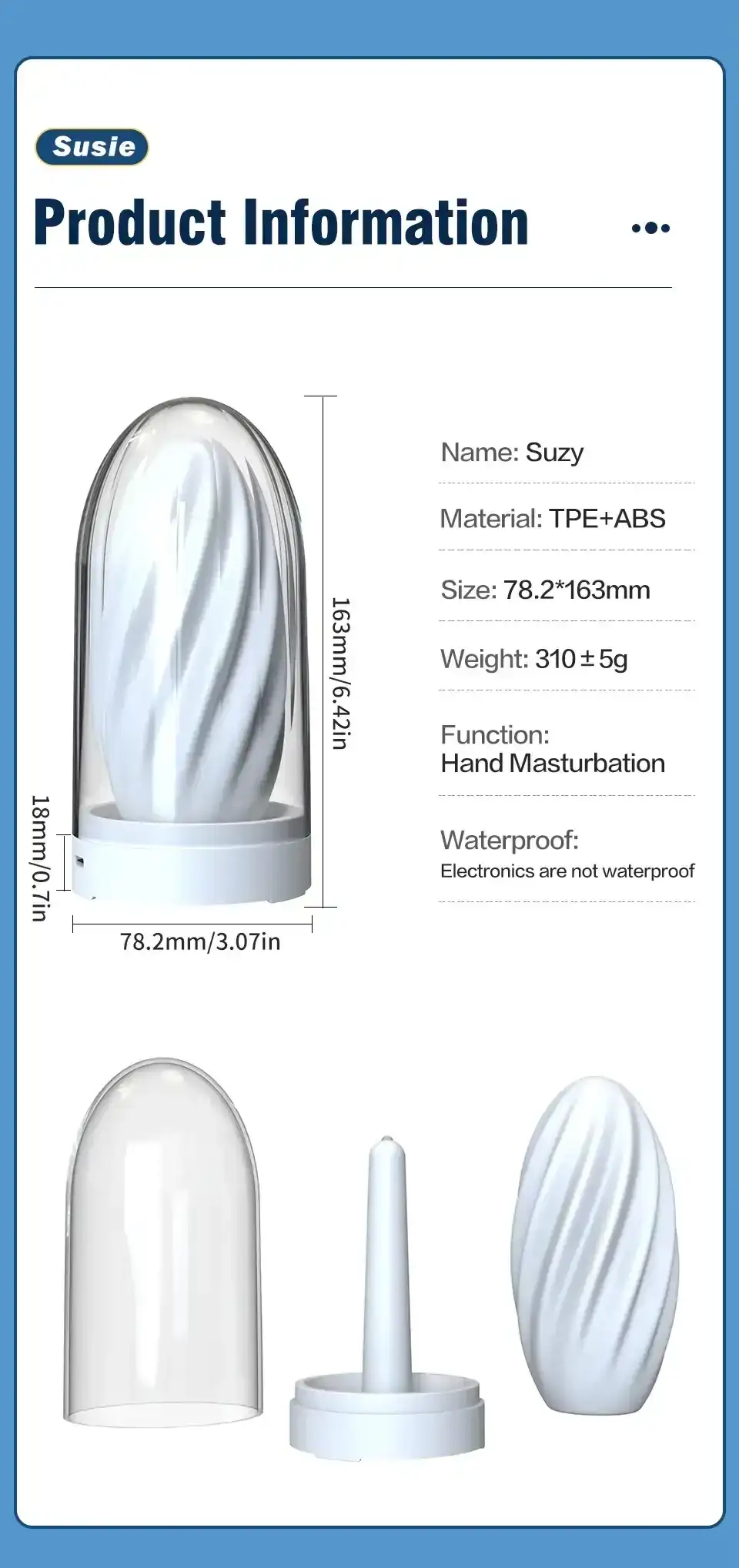 appareil masturbation masculine chauffant texture