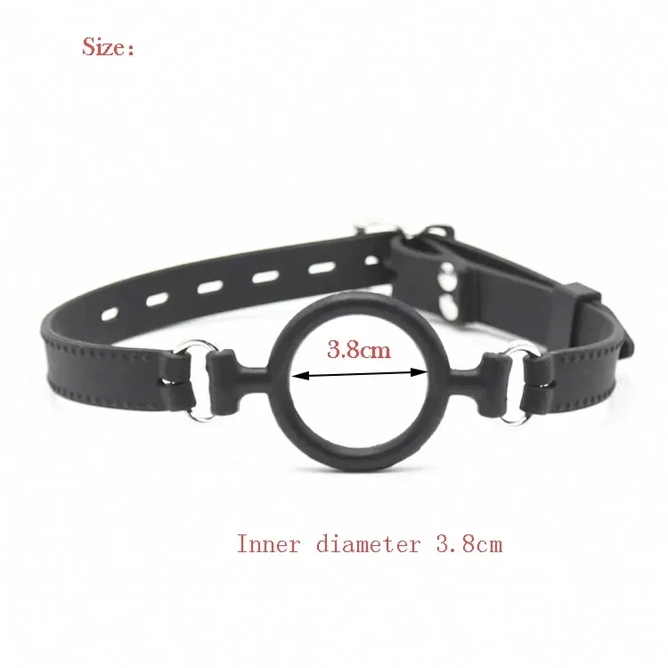 ball gag cuir sangle reglable