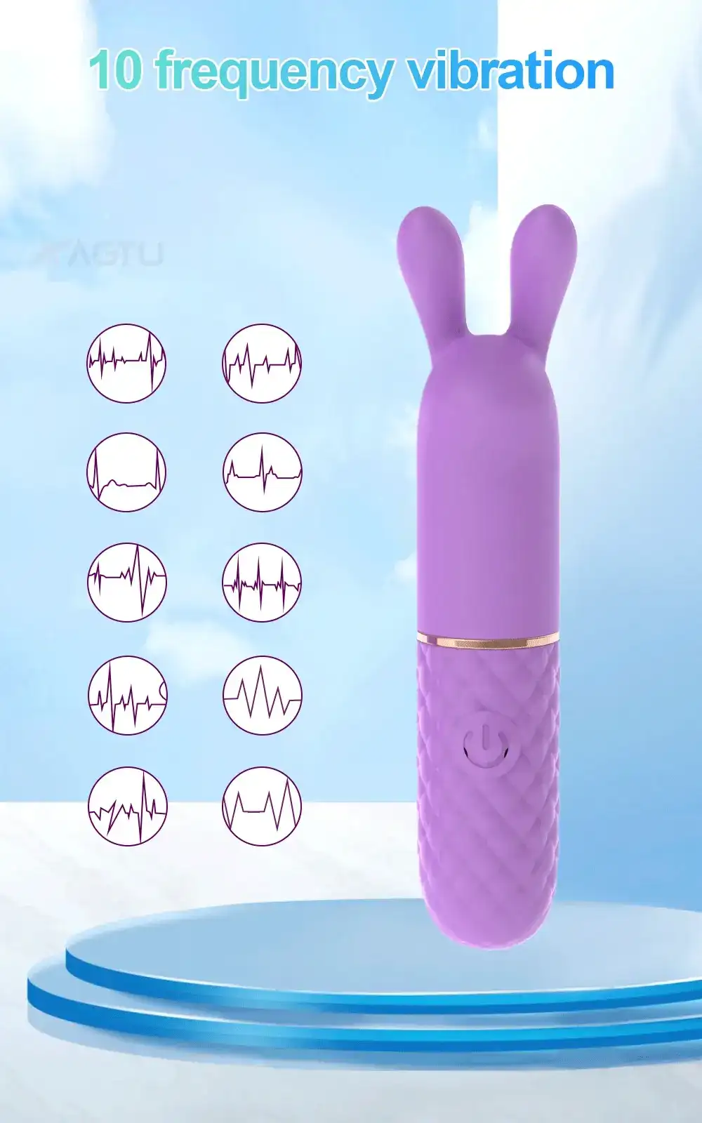 balle vibrante 10 fonctions silicone