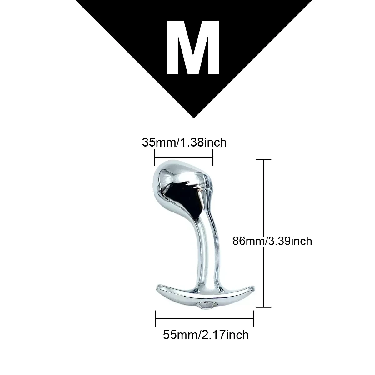 bijou anal metal ancre originale