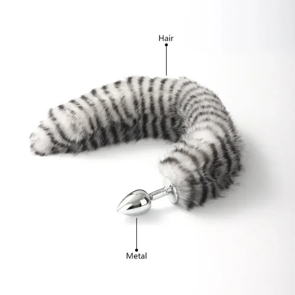 bijou anal métal avec queue