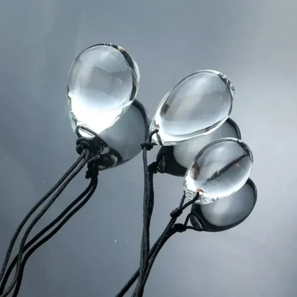 billes anales transparentes tailles variées