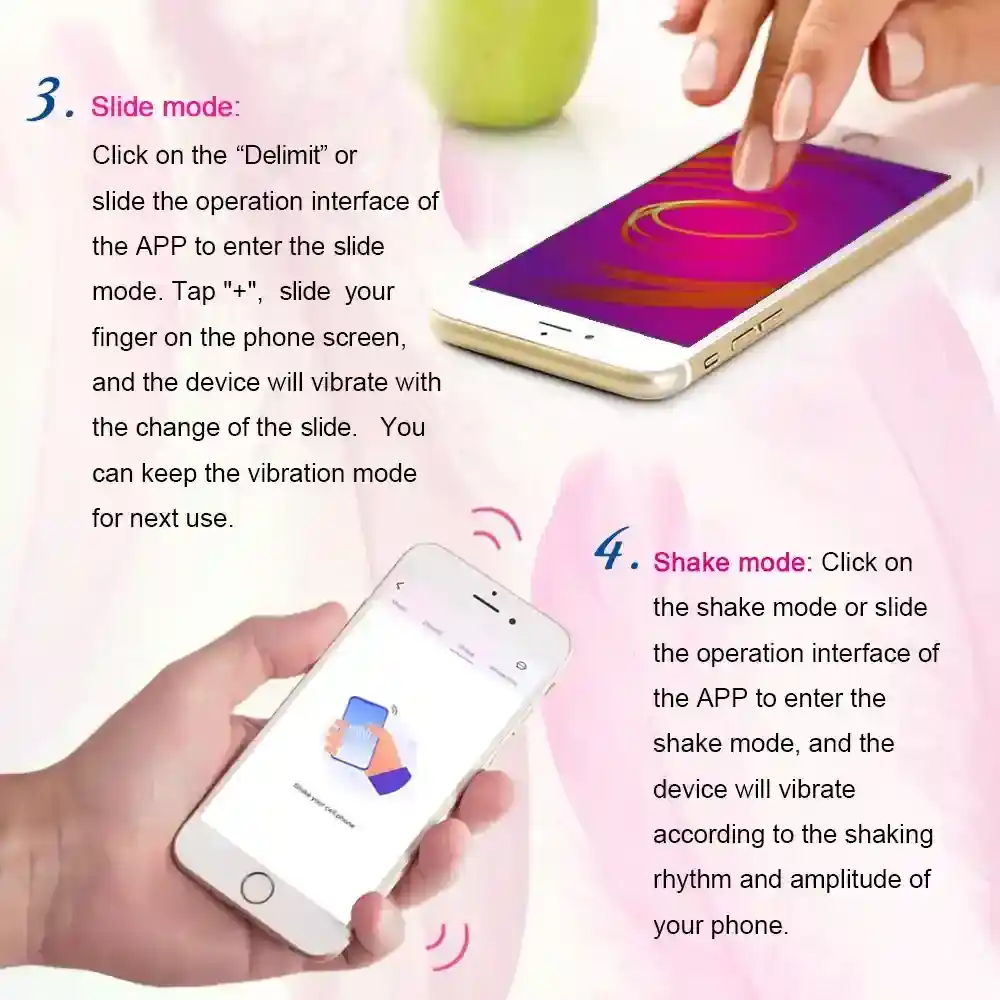 boules de ben wa rose avec controle dapplication