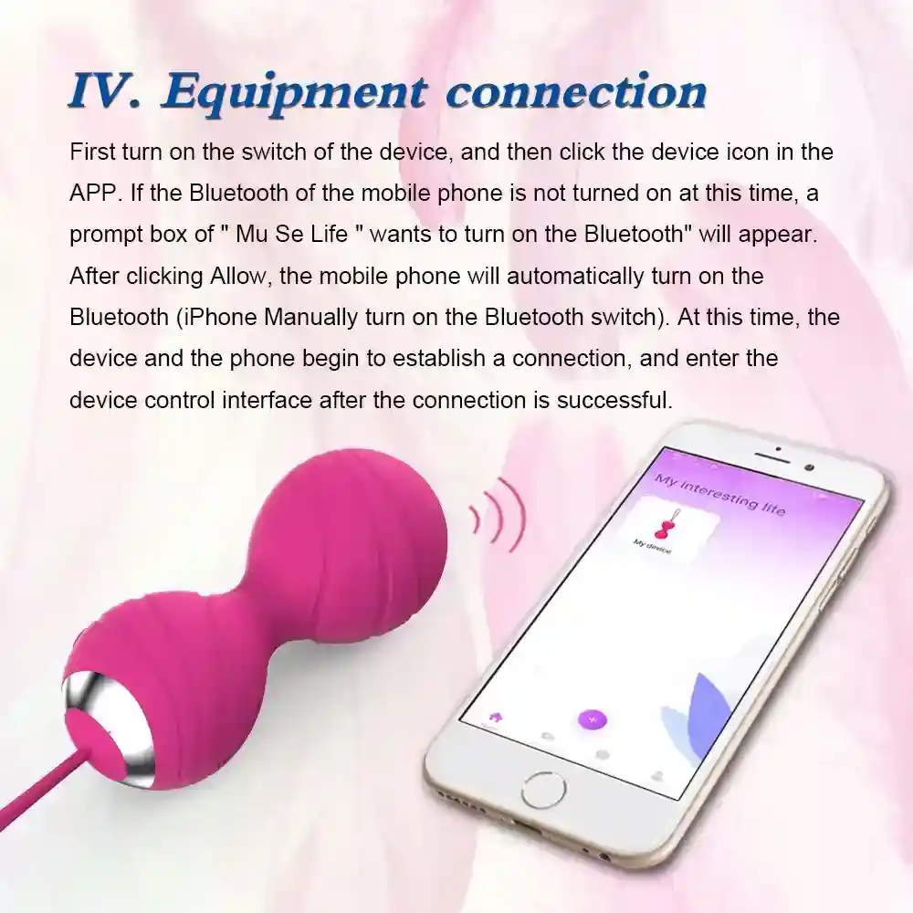 boules vaginales violettes en materiau confortable