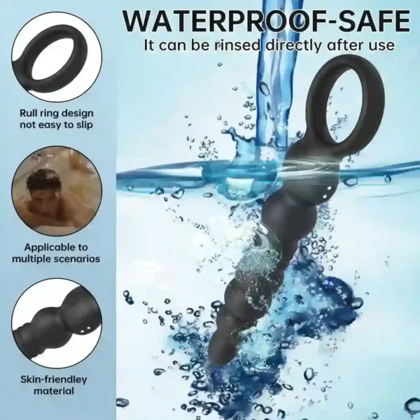 butt plug anal silicone massage prostatique