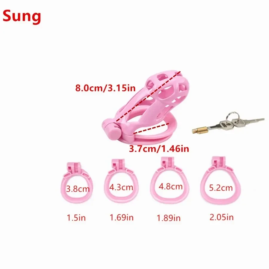 cage chastete noire avec verrou uretral