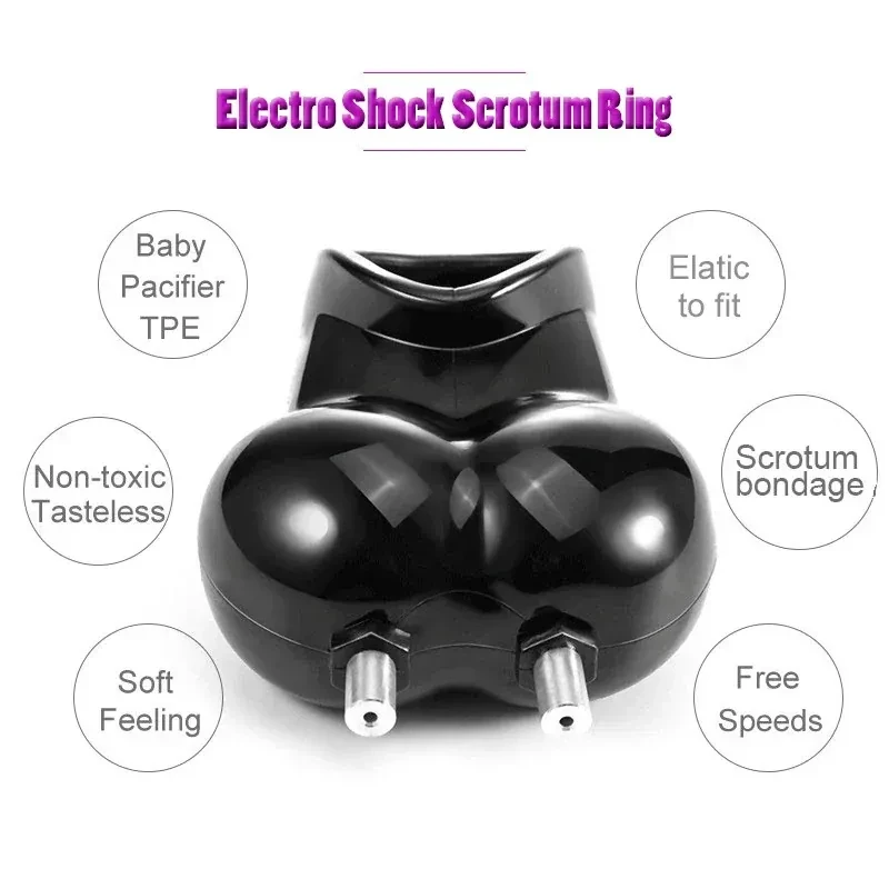 cage de chastete masculine abs electro stimulation
