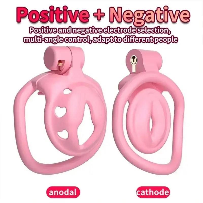 cage de chasteté masculine avec anneaux