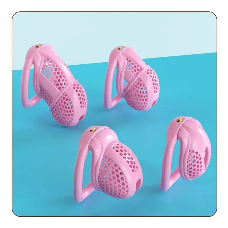 cage de chastete masculine avec anneaux