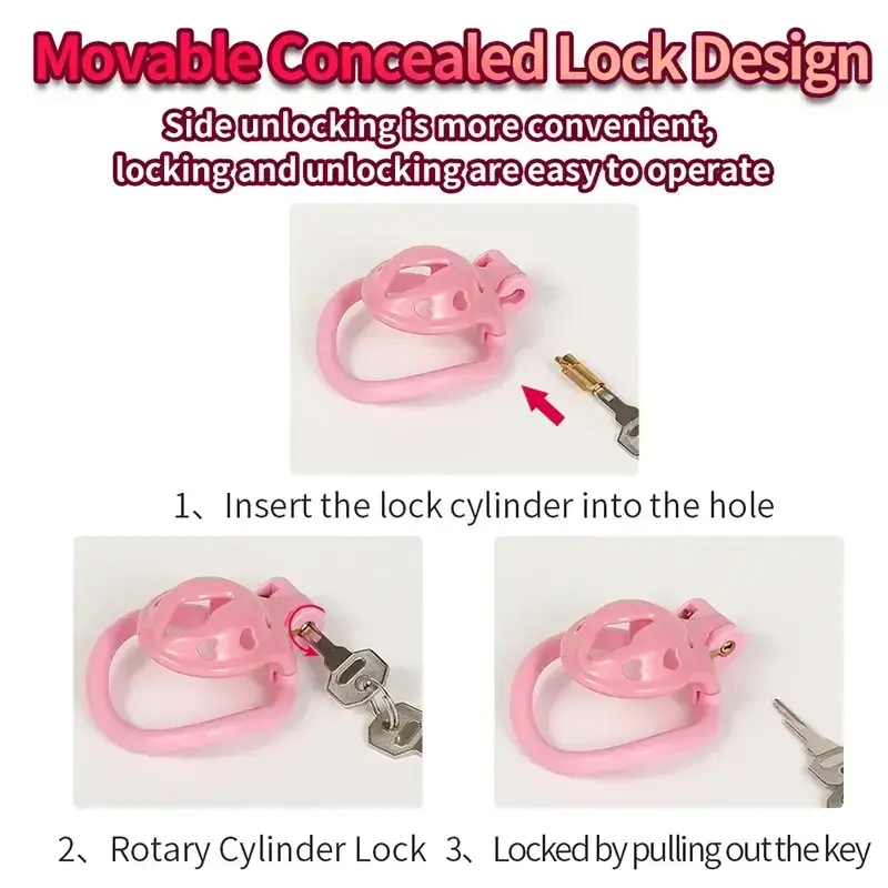 cage de chastete masculine avec uretre