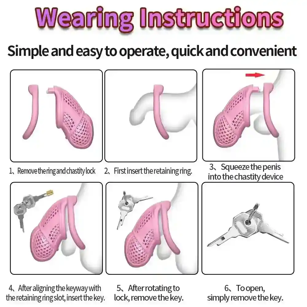 cage de chasteté noire avec plug intégré